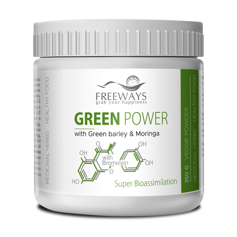 GREEN POWER with Bromelain (350 g)